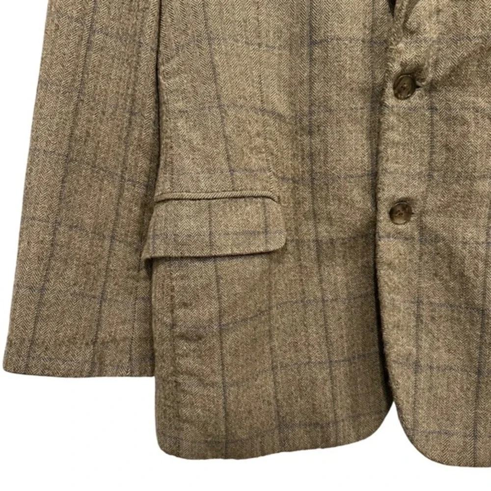 Joseph Abboud American Soft Mens Wool Plaid Blazer Jacket Size 42R